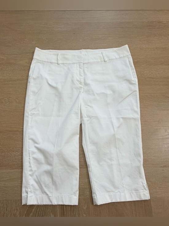 Ann Taylor Pants - Ann Taylor White Cropped Dress Pants